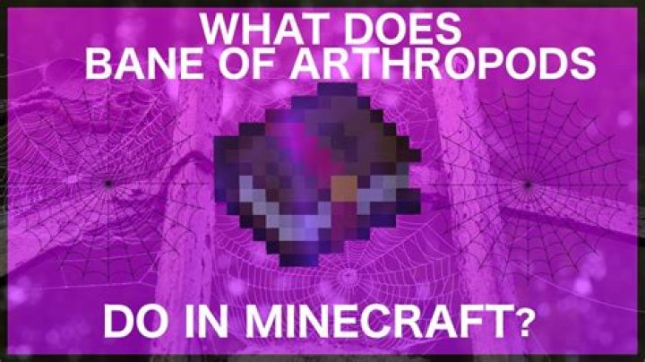 What is the bane of arthropods enchantment in minecraft