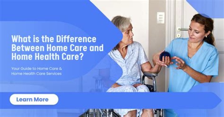What is the difference between home care and home health?