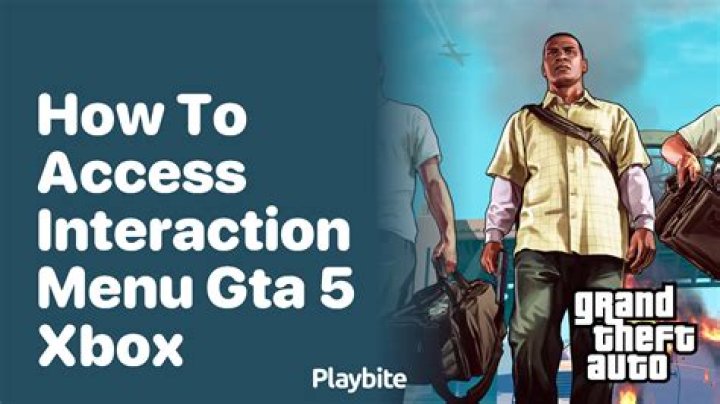 What is the interaction menu in gta 5