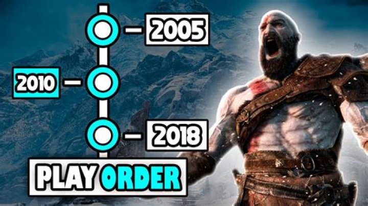 What order to play god of war