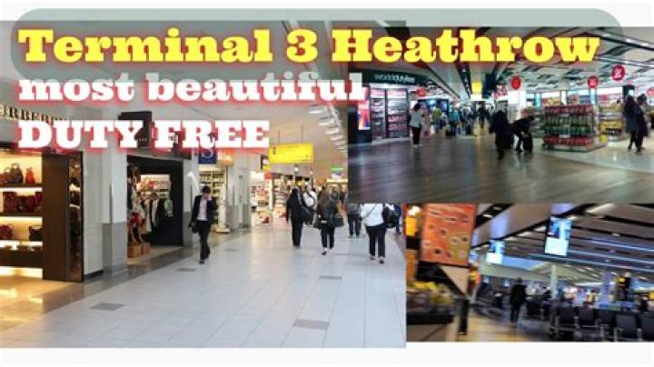 What shops does Heathrow airport have?