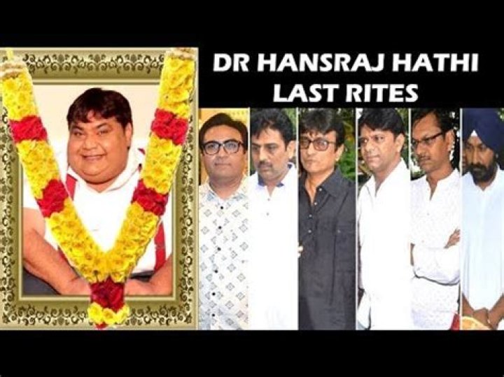 What was the age of Dr Hansraj Hathi?