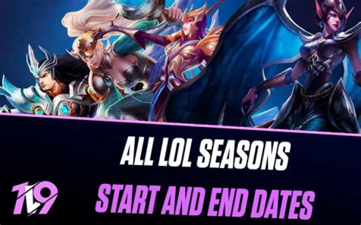 When does the season end league of legends