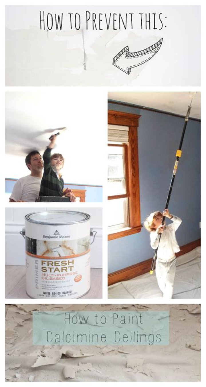 When was calcimine paint used?