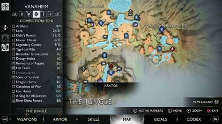 Where are the urns in god of war 2