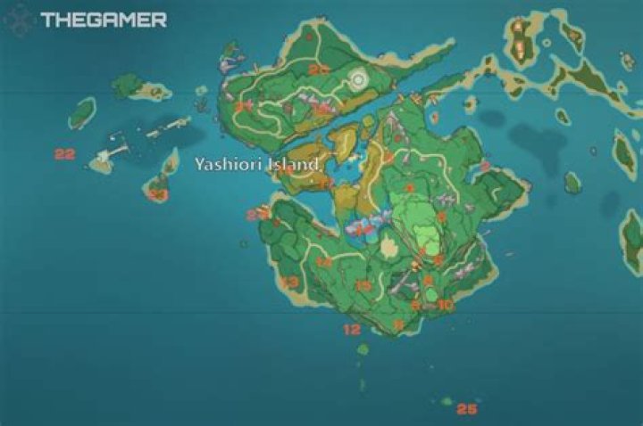 Where is yashiori island genshin impact