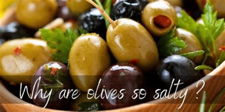 Why are manzanilla olives so salty?