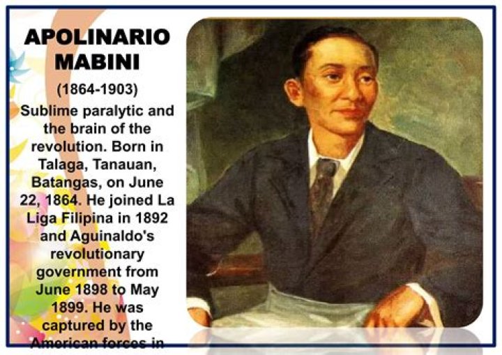 Why is Mabini called the sublime paralytic?